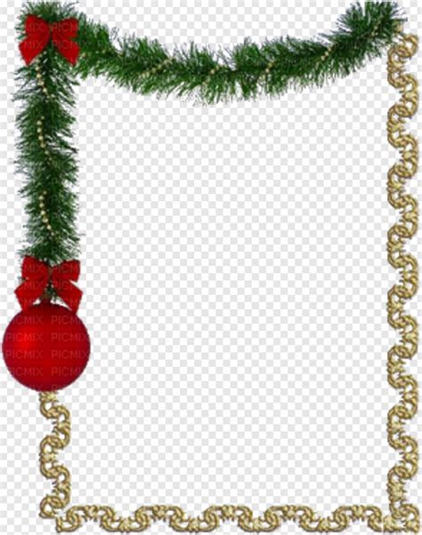 Christmas Ornament Christmas Bow Christmas Lights Border Christmas