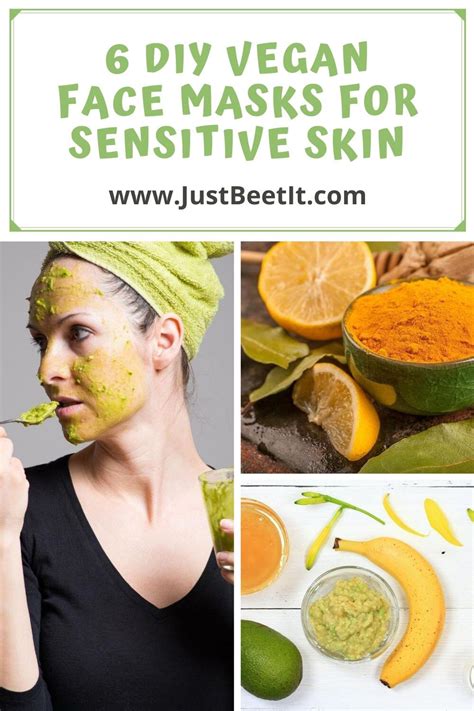 6 Vegan Face Masks For Sensitive Skin Using Food From Your Fridge