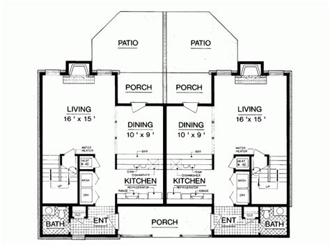 Two Story Duplex House Plans Duplex Plans Story Two Master Quotes Hot Sex Picture