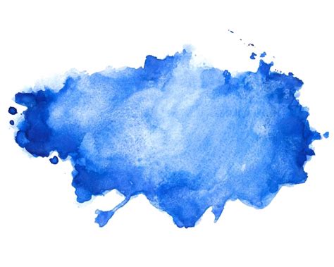 Get Pintura Acuarela Azul Png
