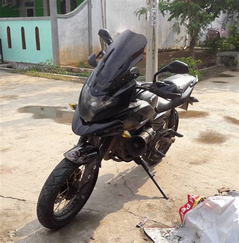 Bajaj pulsar 220f official on instagram: Modified Black Bajaj Pulsar 220 - Adventure - ModifiedX