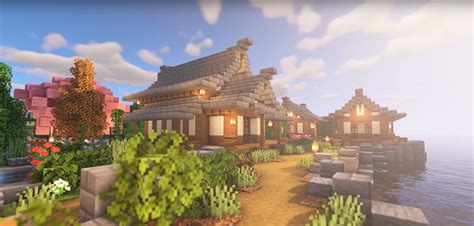 Simple Japanese Style House Minecraft Ornate Builds Blueprints The Art Of Images