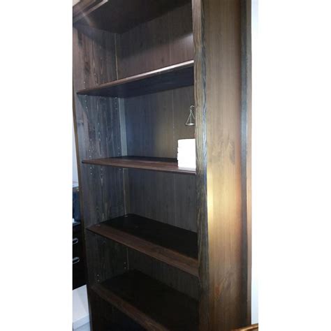 Ikea Markor Dark Brown Wood Bookcase Aptdeco