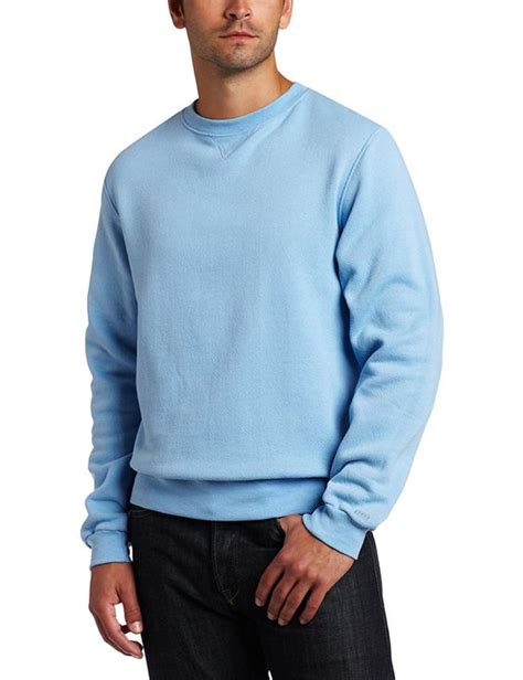 Mens Plain Light Blue Sweatshirt Digino