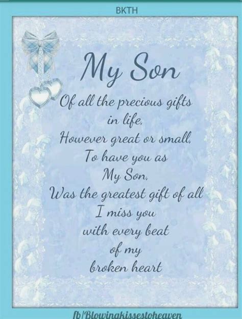So True Missing My Son So Very Much Grief Poems Grief Quotes Son