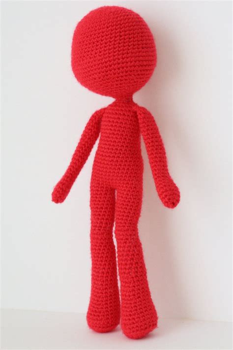 Amigurumi Basic Doll Body Beginner Crochet Toy Pattern Etsy