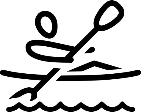 Canoeing Flatwater Rowing Svg Png Icon Free Download 531057