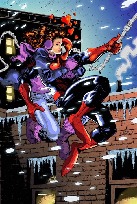 Spider Man And Mj Jan 7 2014 By Timothy Brown On Deviantart