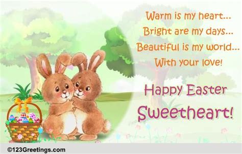 Easter Love Cards Free Easter Love Wishes Greeting Cards 123 Greetings
