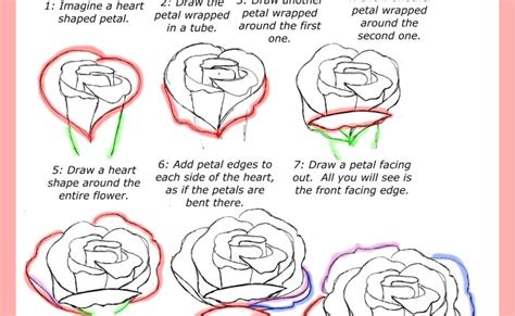 How To Draw Roses Step By Step Roses Drawing Roses Drawing Tutorial