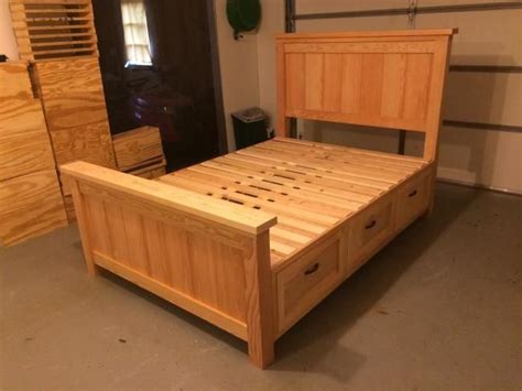 Ikea songesand bed frame with 2 storage boxes $179. Ana White | Build a Farmhouse Storage Bed with Drawers ...