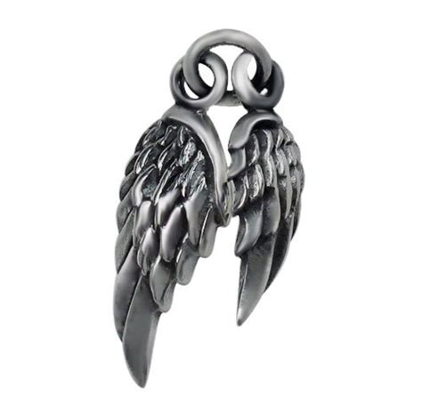 Sterling Silver Angel Wings Charm 925 Angel Charm Silver Etsy