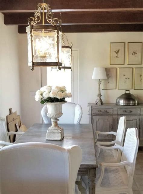 Rustic Elegant French Farmhouse Dining Ideas Hello Lovely French