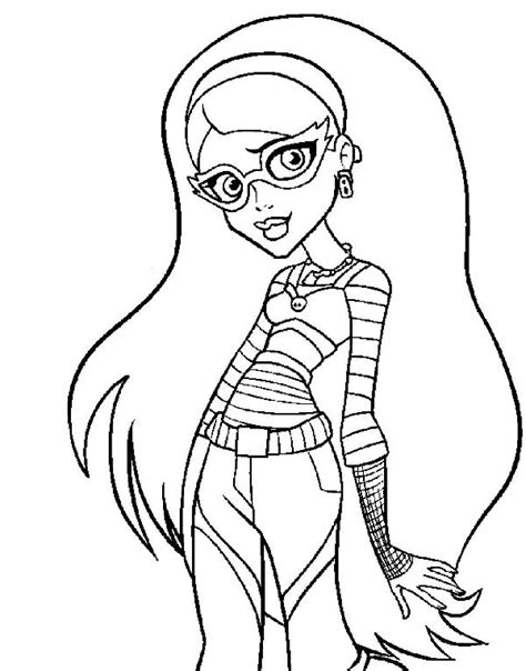 Kidsnfun 32 Kleurplaten van Monster High