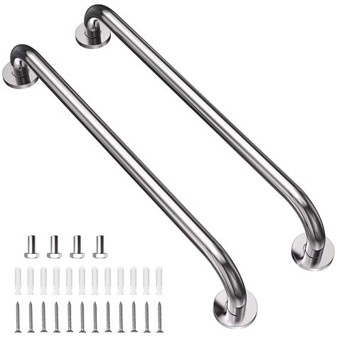 2 pack 20 inch shower grab bar stainless steel bathroom grab bar handle bath handle safety