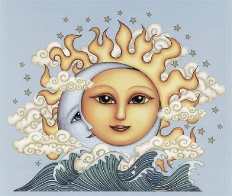 Pin By Pinner On Celestial Moon Art Sun Art Celestial Art