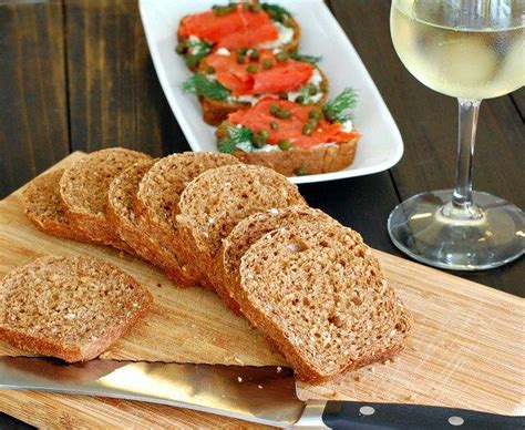 For the traditional german bread you need nothing but flour water and salt. Wholegrain Cocktail Rye Bread | Recipe | Bread, Rye bread ...