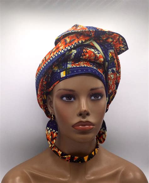 Ankara Head Wrap African Print Head Wrap African Head Wraps Head