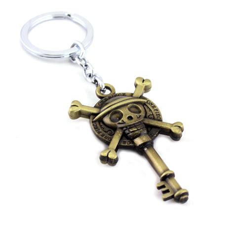 piece monkey  luffy skull keychain  piece merchandise