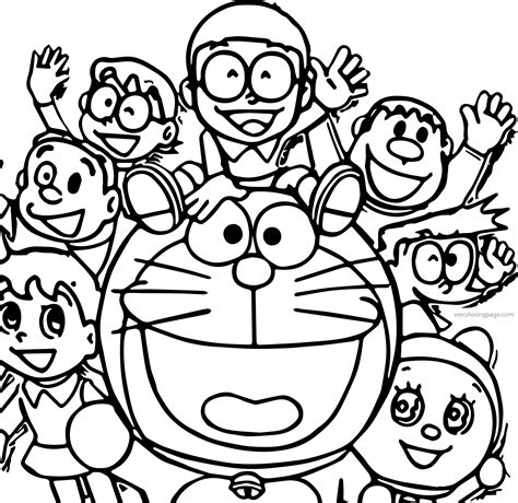 Download Doraemon Wallpaper Coloring Page Coloring Sheet Doraemon On
