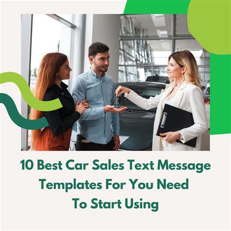10 Best Car Sales Text Message Templates That You Need To Start Using