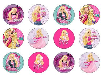 Top Quality Barbie X Edible Cake Decoration Cupcake Toppers A Icing