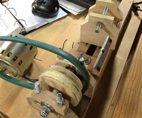 Mini Wood Lathe Using Scrap Wood 6 Steps With Pictures Instructables