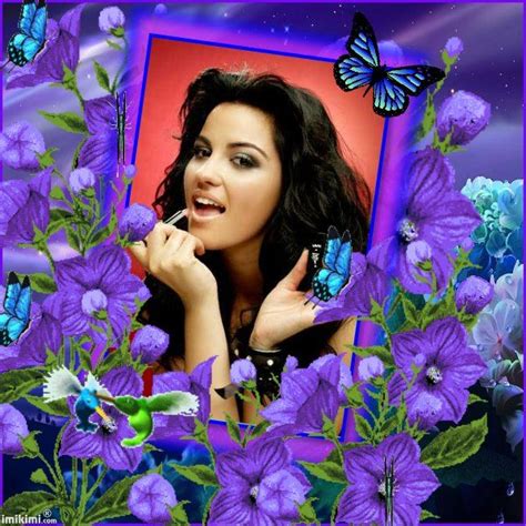 Animated Butterflies And Purple Flowers Frame By Frame Animation