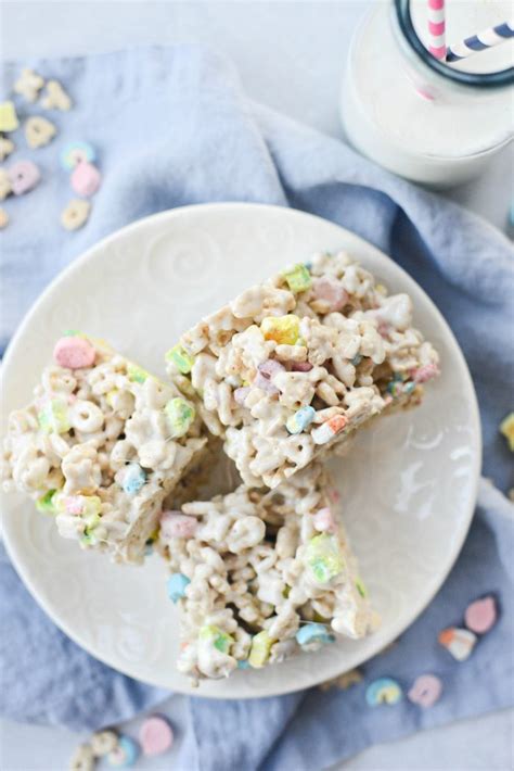 Lucky Charms Marshmallow Treats Simply Scratch