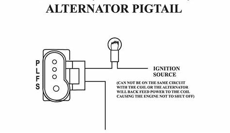 gm alternator wiring schematic
