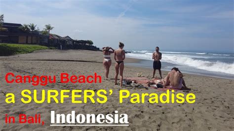 Canggu Beach A Surfers Paradise In Bali Indonesia Youtube