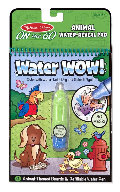 This is an incredibly clever toy for any child (and probably most adults). Water Wow! Paint With Water Animals Coloring Book ...