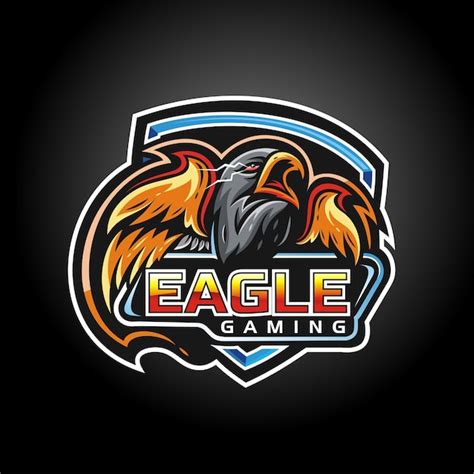 Premium Vector Eagle Logo Gaming Mascot Design Vector