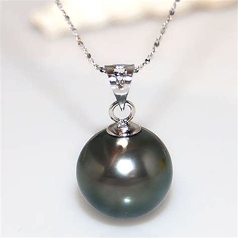 Huge 12 13mm Aaa Tahitian Round Black Blue Pearl Necklace 18inch 14k