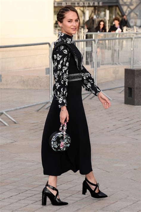 Children walking on catwalk at fashion show. Alicia Vikander - Louis Vuitton Fashion Show in Paris 03 ...