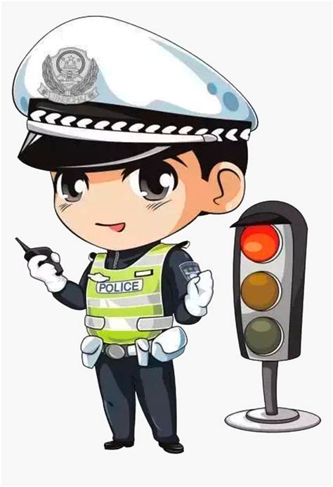 Indian Traffic Policeman Png Cartoon Traffic Officer Png Transparent