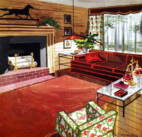 The products used to decorate a home. Plan59 :: Retro 1940s 1950s Decor & Furniture :: Marvin ...