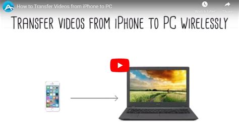 After connected successfully, the computer will detect and ask you to open the documents named by your phone. How to transfer videos from iPhone to computer wirelessly