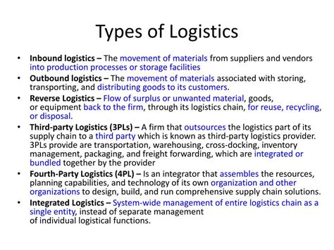 Ppt Operating Objectives Of Logistics Powerpoint Presentation Free