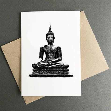 Encyclopaedic Buddha Card Eco Friendly By Mimi And Mae