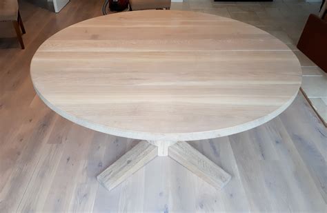 “cylinder” Limed Oak Dining Table Shane Tubrid Furniture By Design