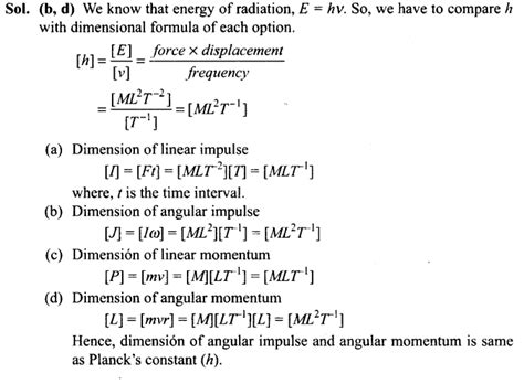 Dimensional analysis, linear relationships and quadratic relationships. NCERT Exemplar Problems Class 11 Physics Chapter 1 Units and Measurements - Learn CBSE