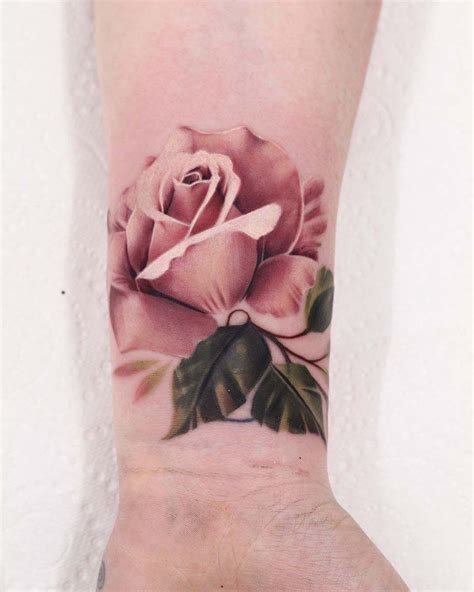 Pink Rose Tattoo On Wrist Rose Tattoos On Wrist Pink Rose Tattoos