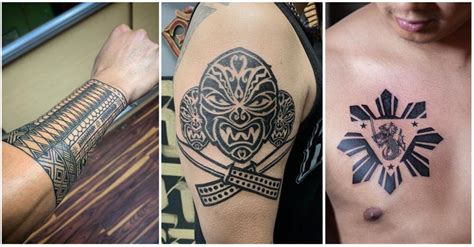 The nature of the filipino tribal tattoo design is such that the patterns and intricate layers of shapes, shading, and linework can be as small or as large as you want. UPDATED: 37 Intricate Filipino Tattoo Designs (December 2020)