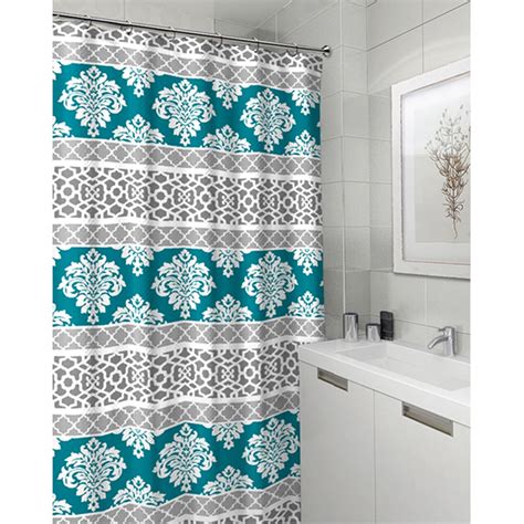 Teal Riverside Shower Curtain 13 Piece At Home