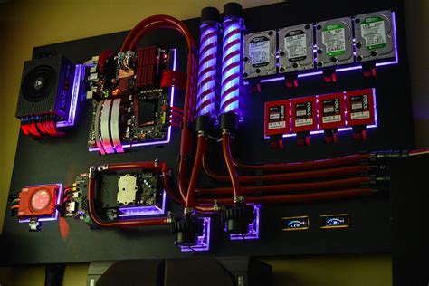 An Amazing Wall Mounted Gaming Computer
