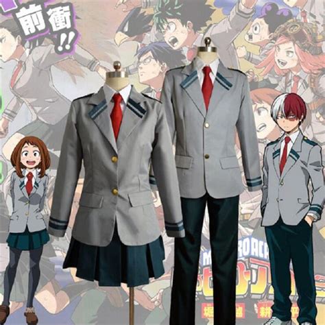 Boku No My Hero Academia School Uniforms Outfits Midoriya Izuku Bakugou