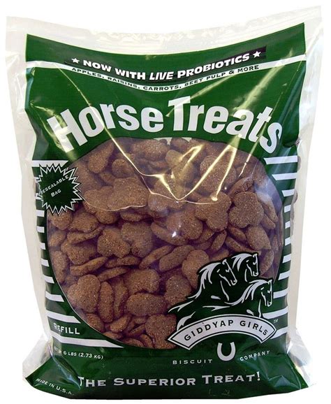 Giddyap Girls Horse Treats 96 Ounce Bag Horse Treats Horse Food