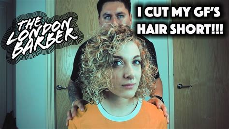 I Cut My Gfs Hair Short Youtube