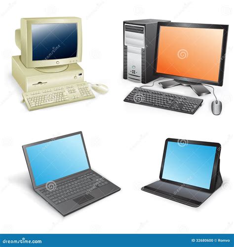 Computer Evolution Stock Photo Image 32680600